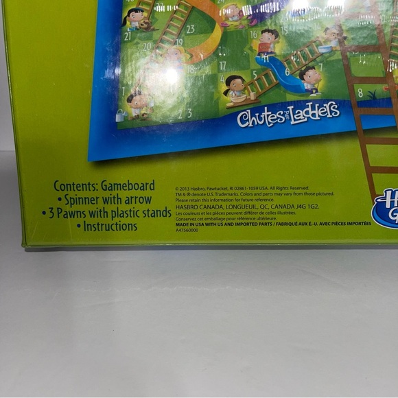 Hasbro Chutes and Ladders Board Game (A47560000) SEALED 2013 - Picture 3 of 3